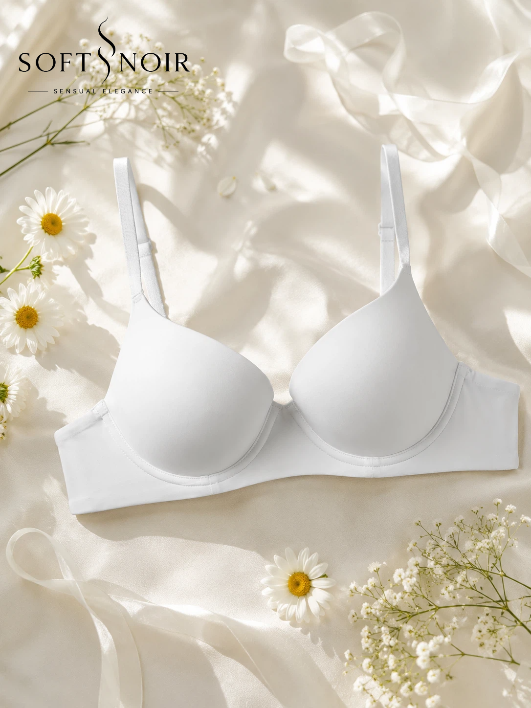 Soft Noir XZ-004 Seamless Lift Bra – Smooth Soft Underwire Support