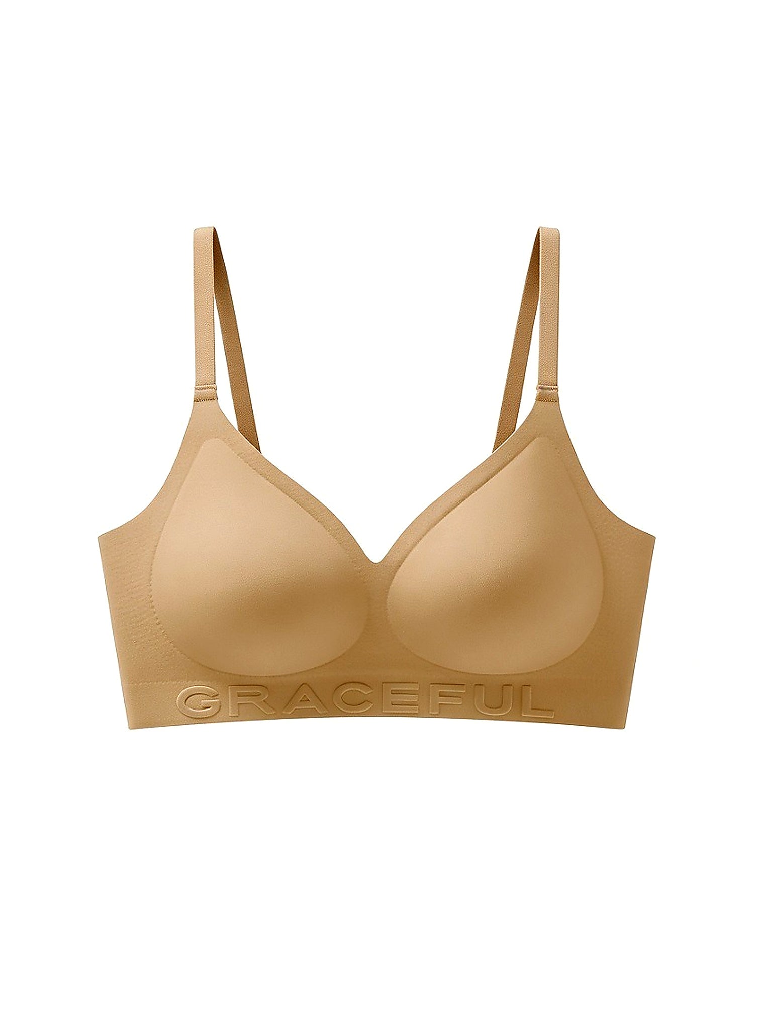Soft Noir Graceful tan beige wireless seamless comfort bra product image